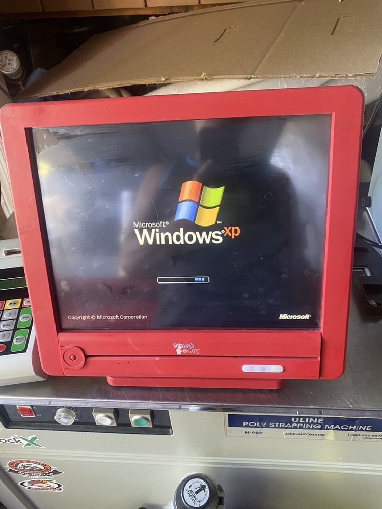 Blackstone Touch N Buy Machine + Key Pad W/ Windows XP Program Works Tested