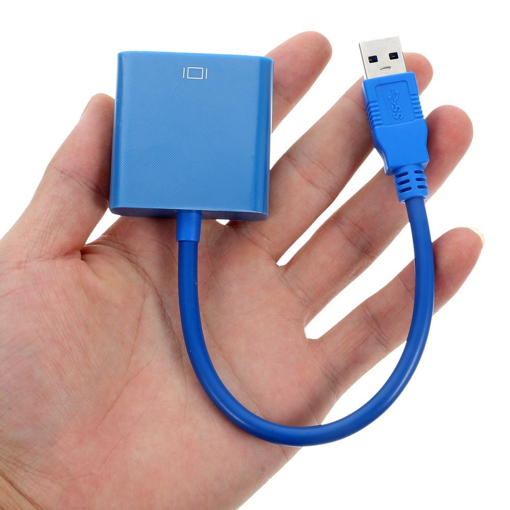 Monitor Display Adapter Usb Connector Converter Cable Vga for 3.0