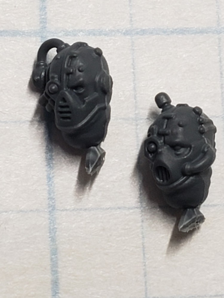 40k Adeptus Mechanicus Bits Battleclade Servitor Targeter Bionic Head #8290