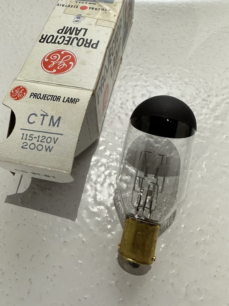 CTM projector lamp projection light bulb 120v 200w, G.E. brand