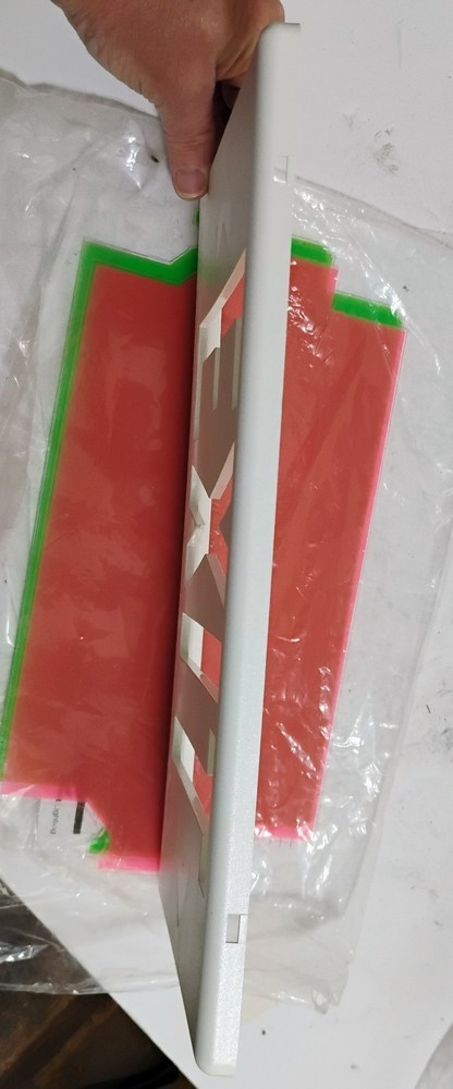 5 Cooper Lighting Exit Sign Face Plate Covers Plastic Red Or Green Sure-Lites