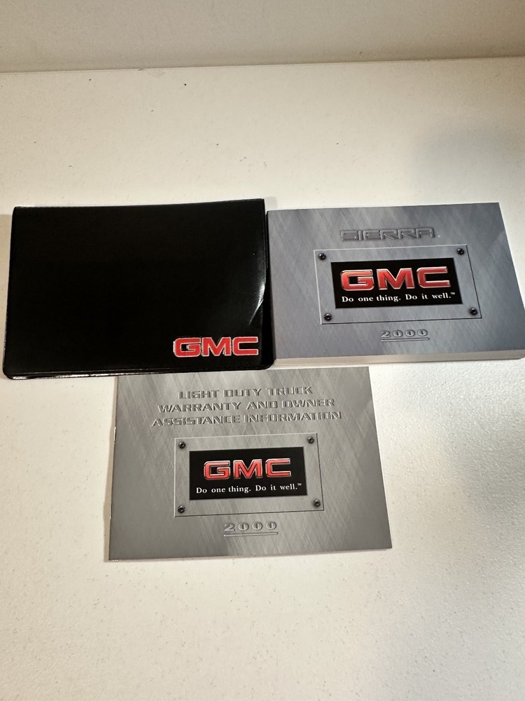 2000 GMC Sierra Owner's Manual Set