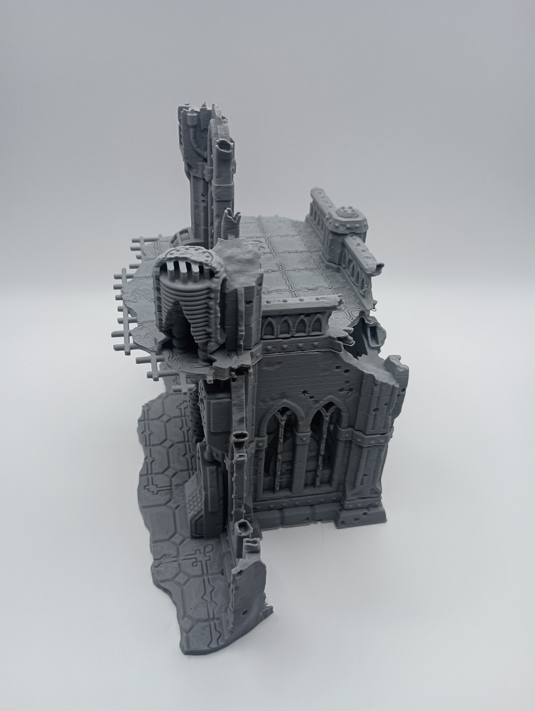 Gothic Sector 75 Modular Sci-Fi Ruins Building # 45 (32mm Scale) [PTO]