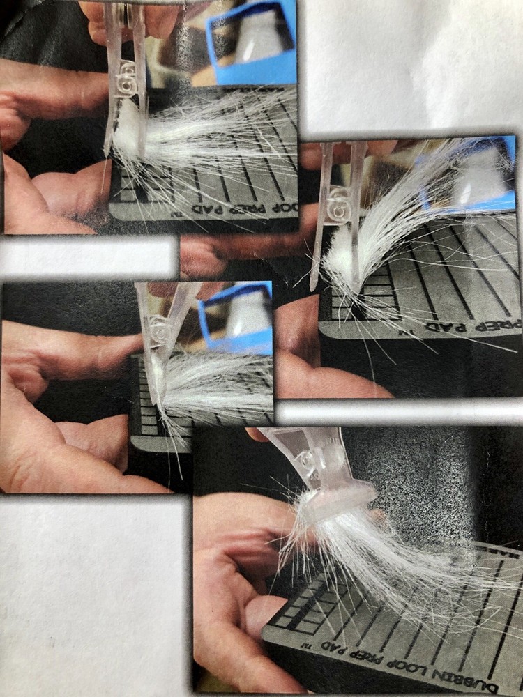 DUBBING LOOP PREP PAD KIT. HARELINE w/ STONFO MATERIAL CLIP. FLY TYING COMPOSITE