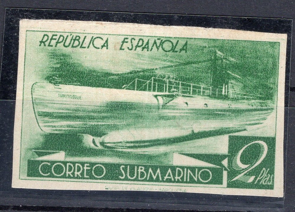 SPAIN, SUBMARINES, YV # 625 c, MH