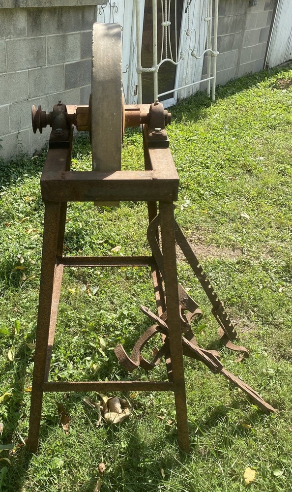 Antique Grinding Wheel