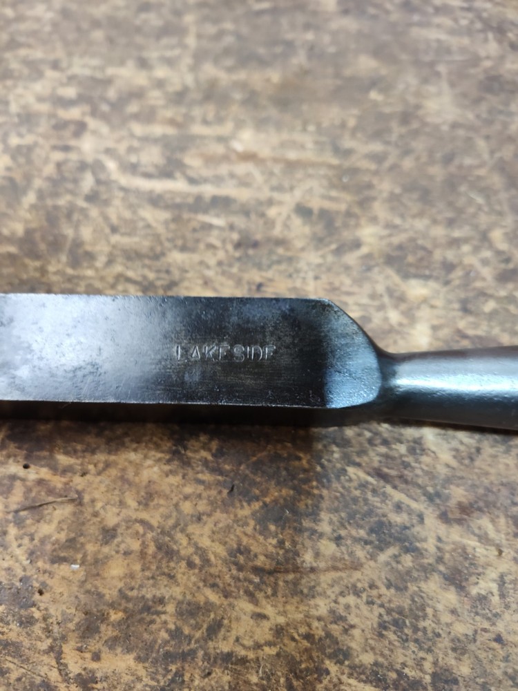 Early Lakeside 1" Socket Corner Chisel Timber Frame Shipwright Timberframe
