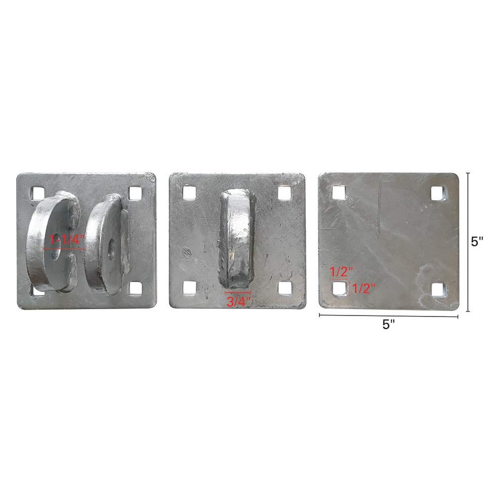 Extreme Max 3005.5588 Heavy-Duty Floating Dock Galvanized Link Connector Kit