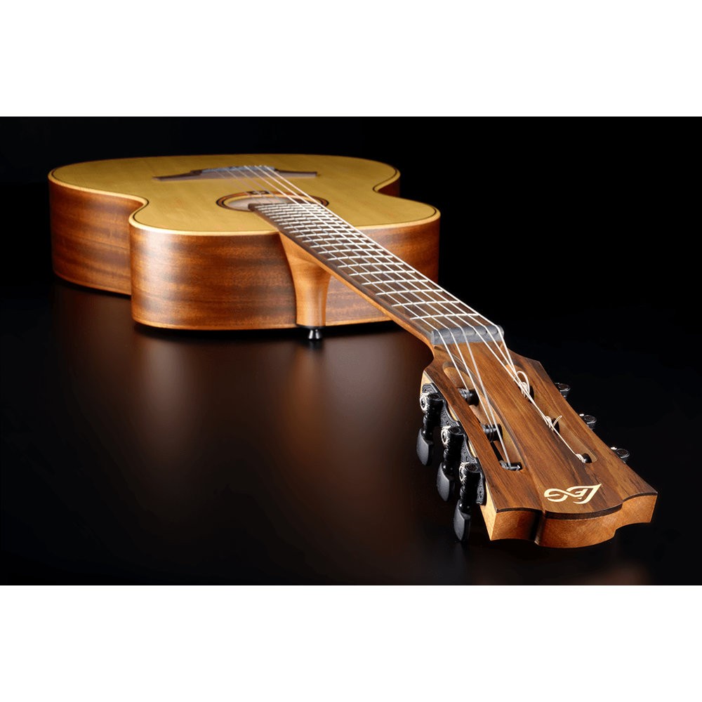 Lag TN70A-NAT Classical Guitar 2023 Solid Spruce Top Nylon Auditorium-Style