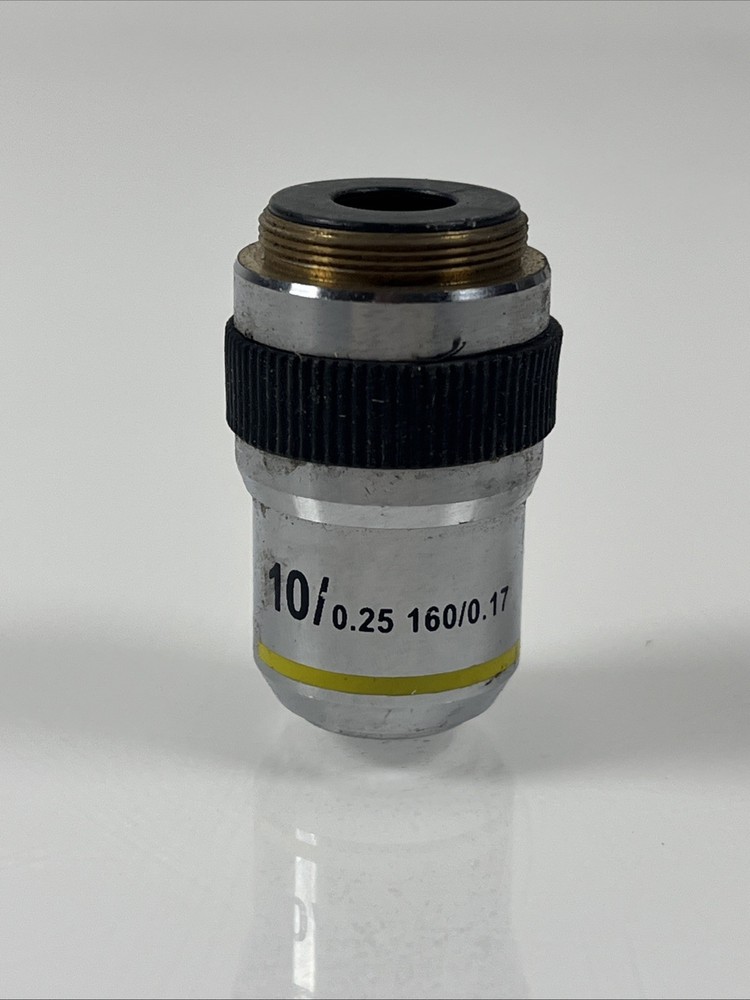 10/0.25 160/0.17 Achromatic Microscope Objective Lens