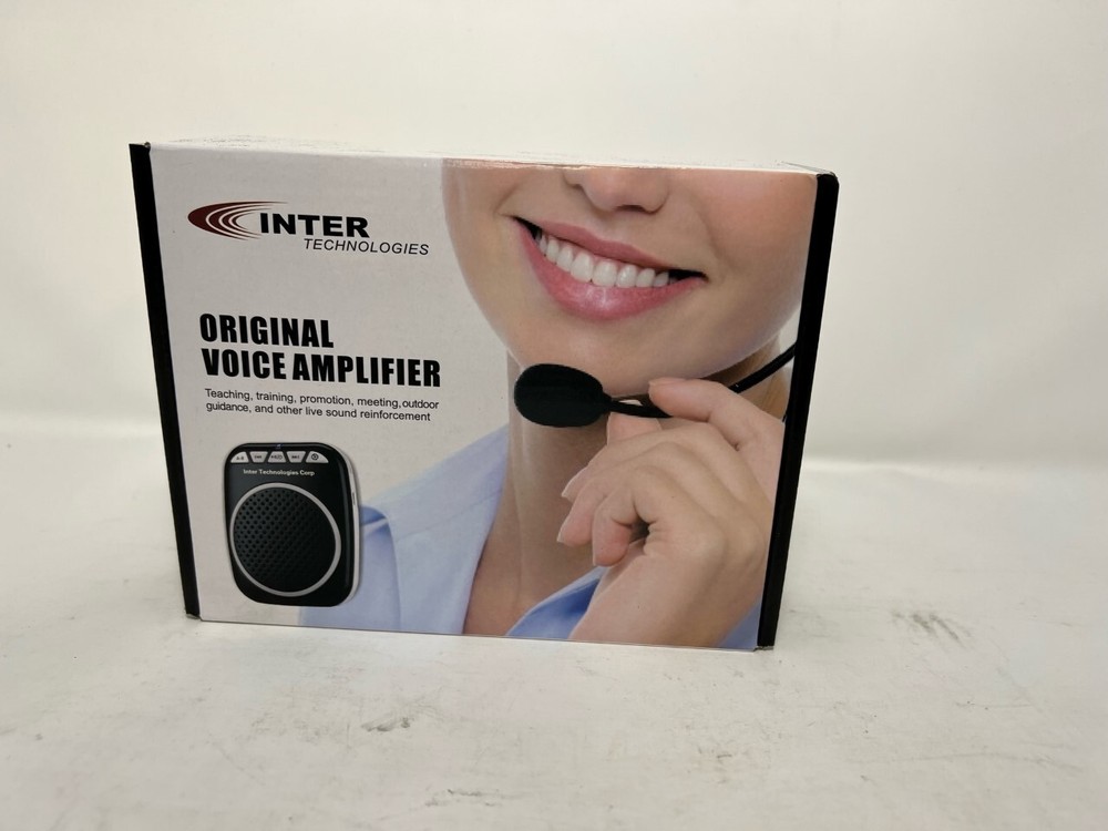 Inter Technologies Original Voice Amplifier with Wired Microphone