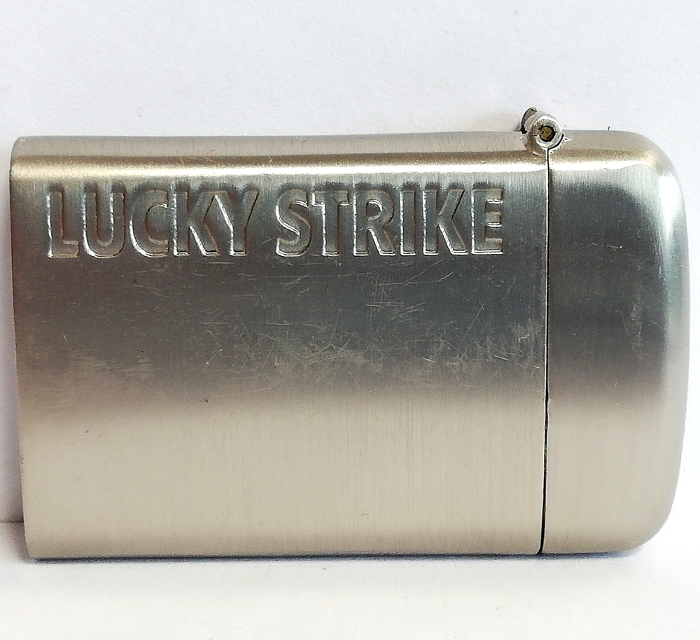 Lucky Strike Metal Match Case. Used