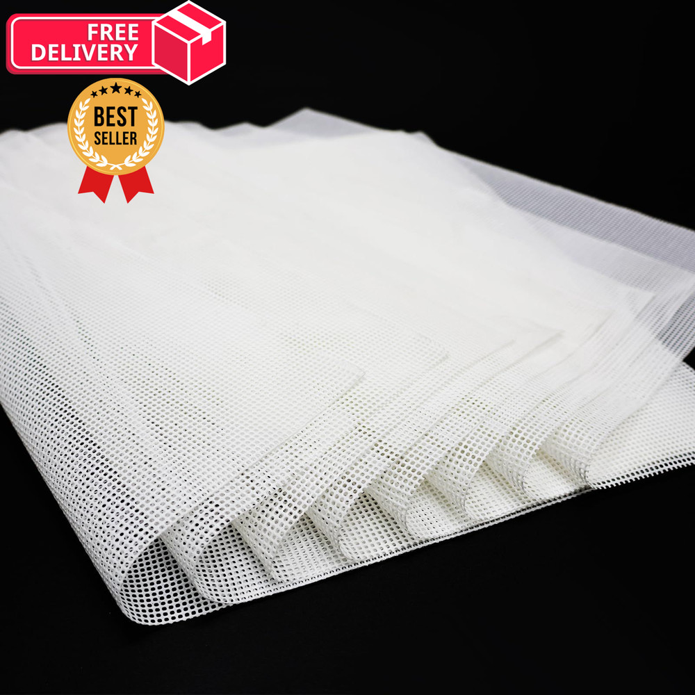 8 Pcs Silicone Dehydrator Sheets, Premium Non Stick Mats, white