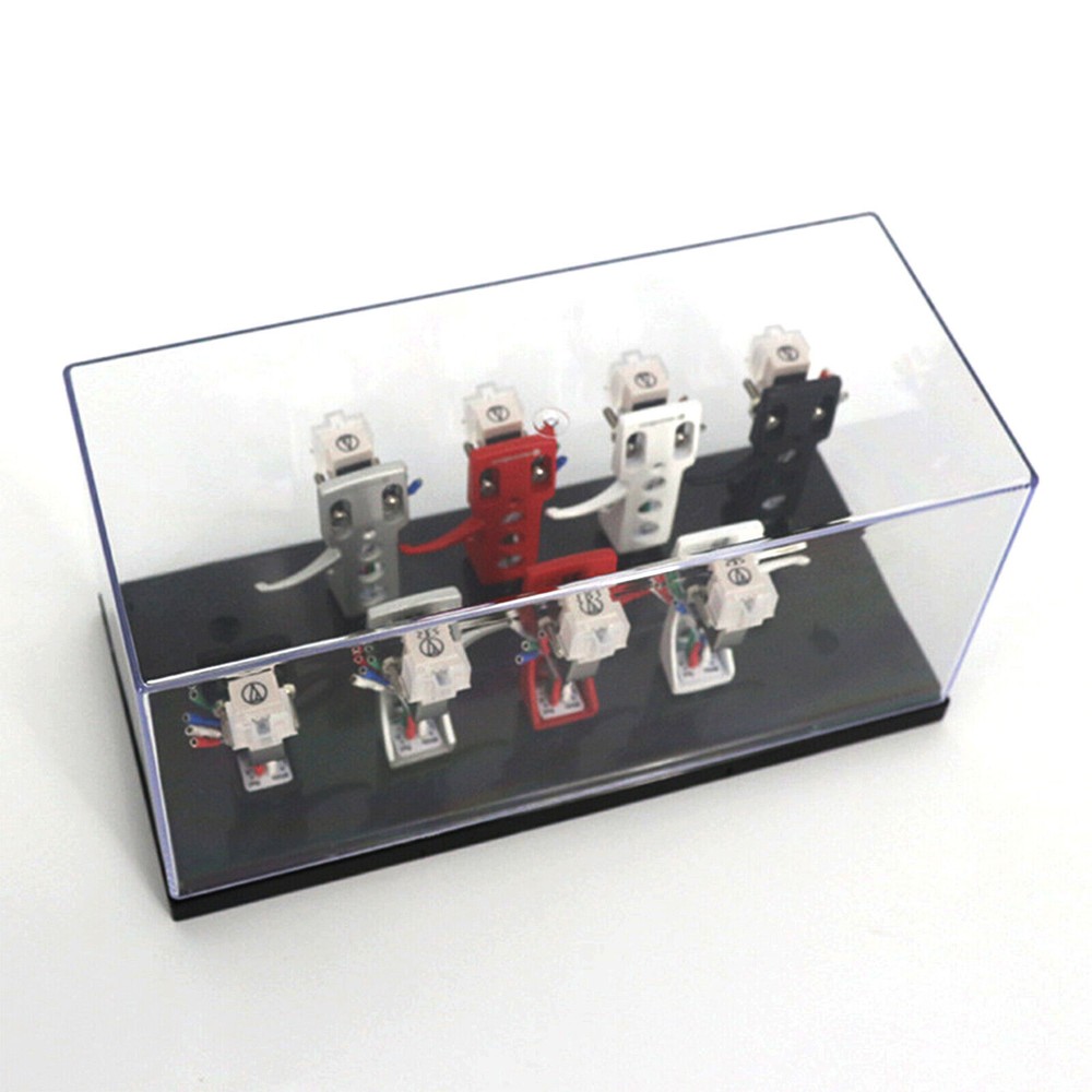 Acrylic Box Turntable Stylus Holder Headshell Cartridge Keeper Phono Shell Case