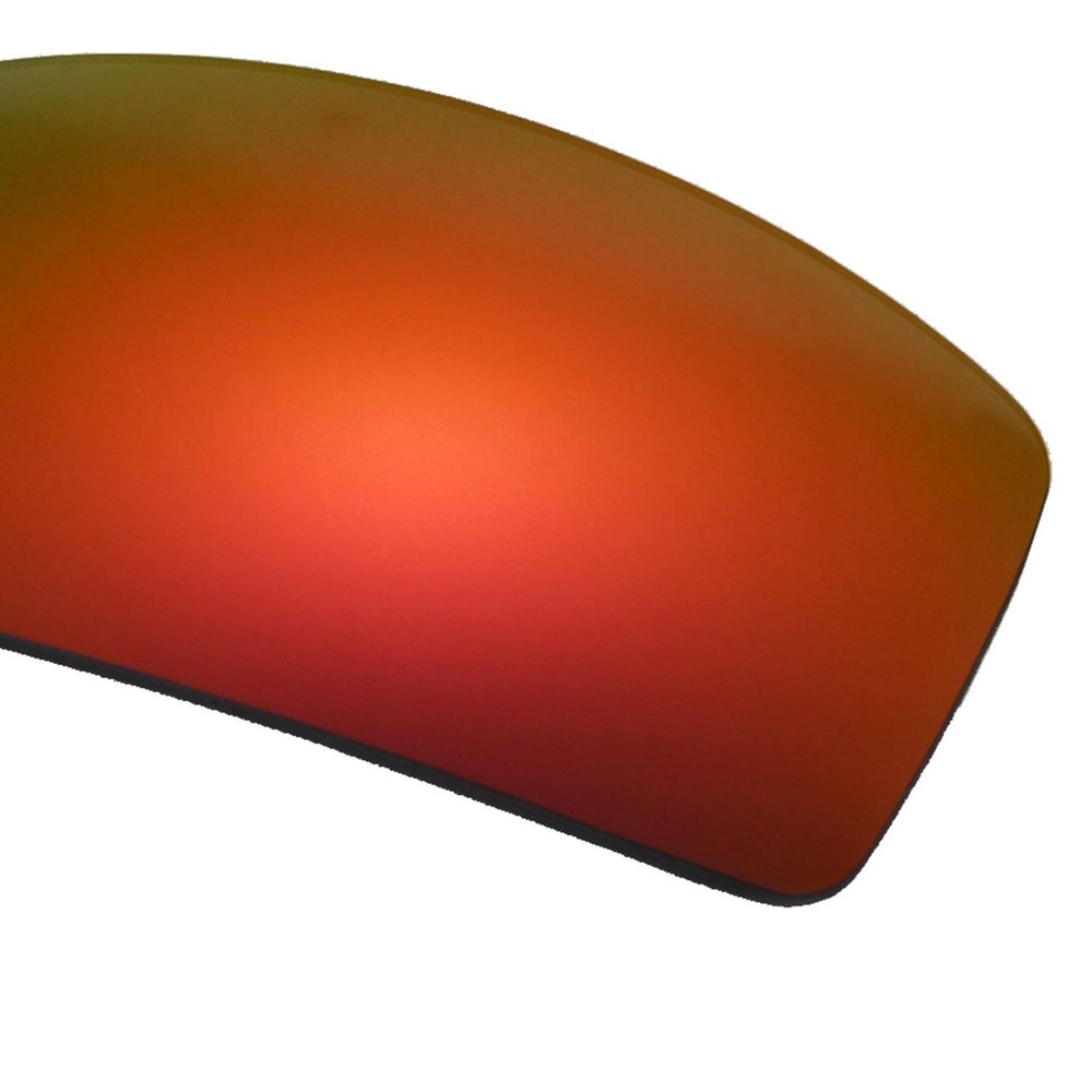 Walleva Mr.Shield Polarized Fire Red Replacement Lenses for Oakley Gascan