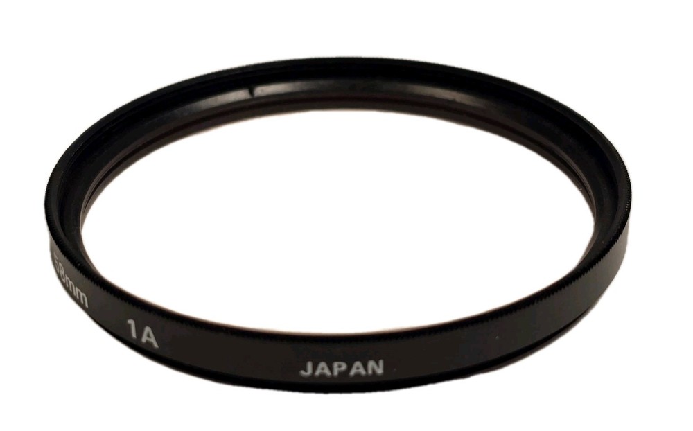 TAMRON 58MM 1A Lens Filter With Case, Japan