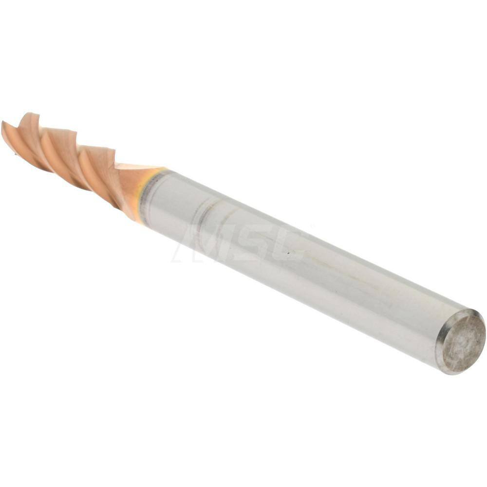 Accupro 5/32", 1/2" LOC, 3/16" Shank, 2" OAL, 3 Flute, Solid Carbide Square E...