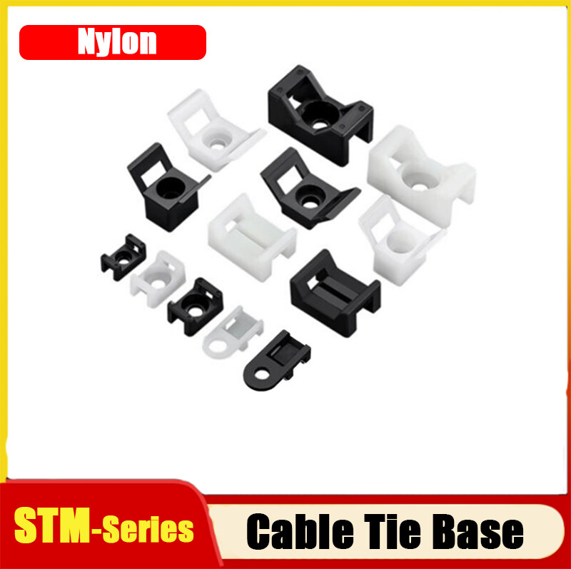 Cable Tie Base Wire Clips Nylon Mounts Saddle Cradle Bases Cable Ties Holder
