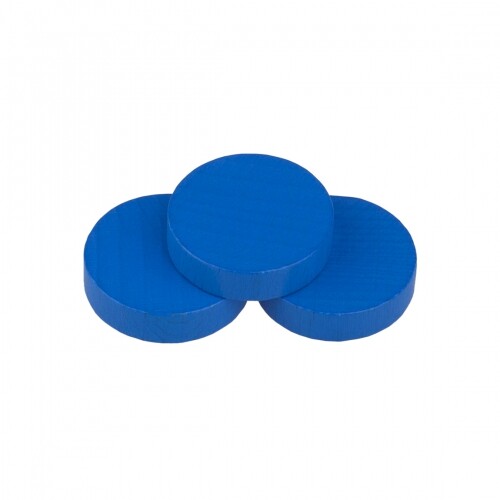 Glass - Saturn - 35x7mm - blue