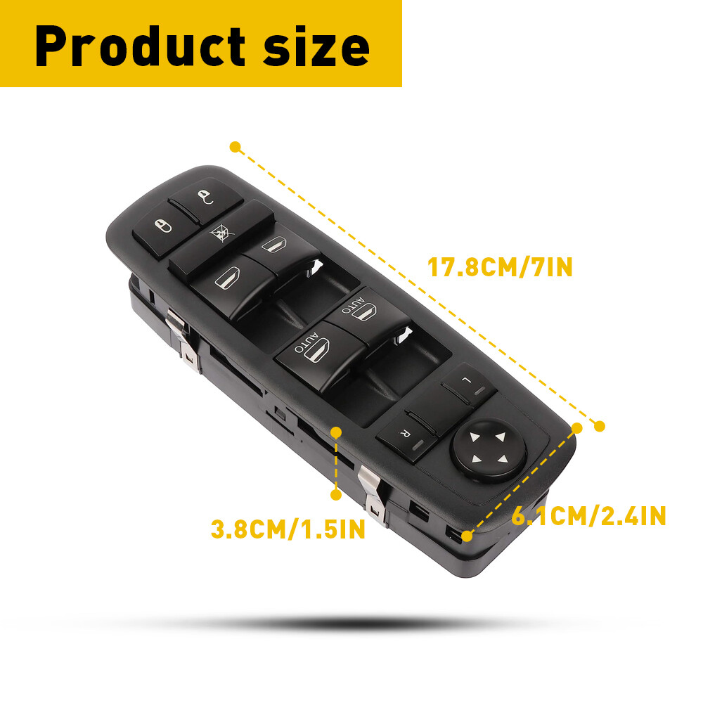 Driver Side Door Window Switch Panel Control For 2017 2018-19 Chrysler Pacifica