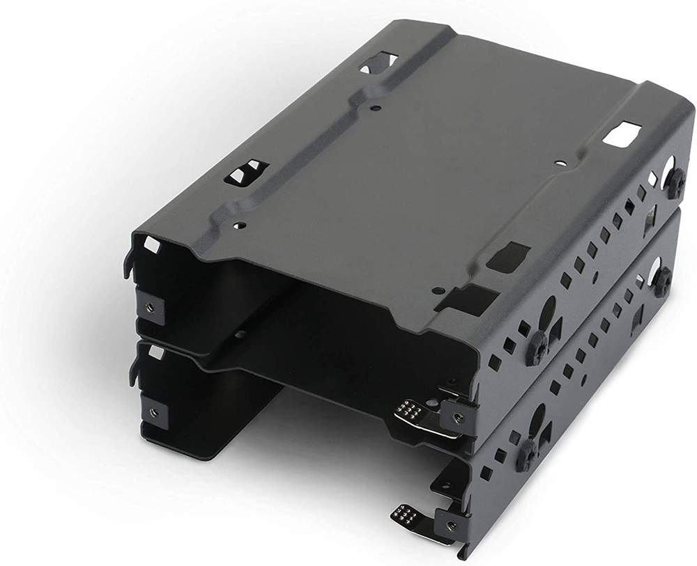 - Stackable 3.5" HDD Bracket Duo Pack Cases Ph-Hddkt_03,Black