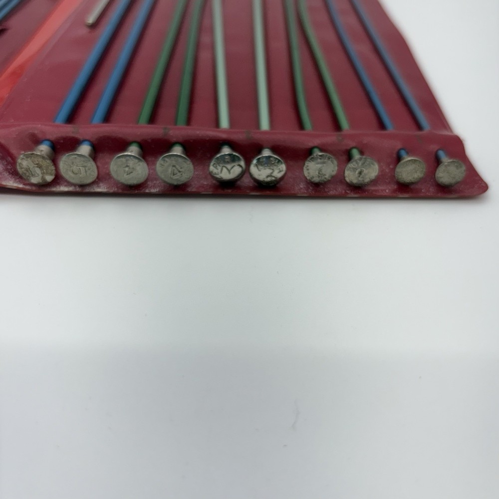 Vintage Boye Knitting Needles Set With Case
