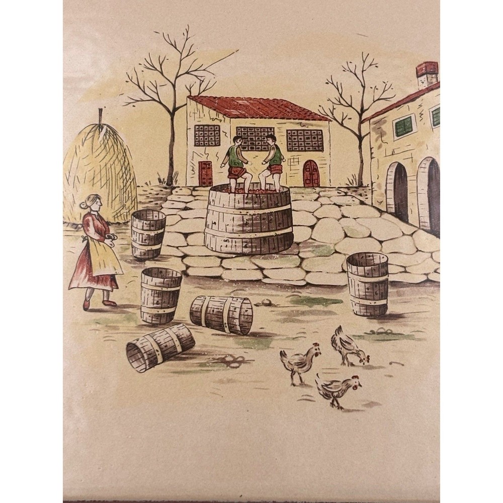 Vintage Riobamba Ceramic Tiles Wall Art Set 5 High end kitchen backsplash tile