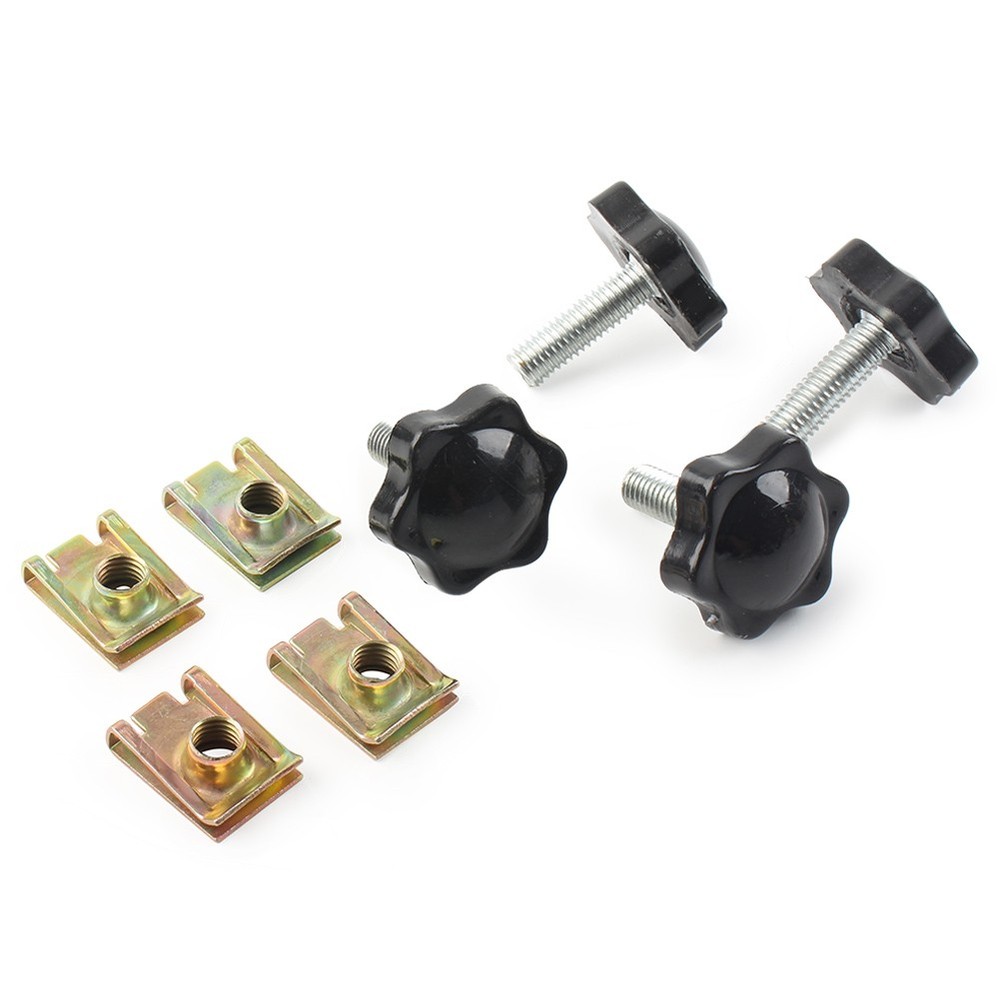 4X Saddlebag Lock Mounting Theft Deterrent Bolt Screw For Harley FLHT FLHTCU