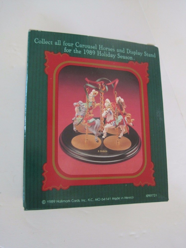 Hallmark Keepsake Ornament Carousel Horse Ginger