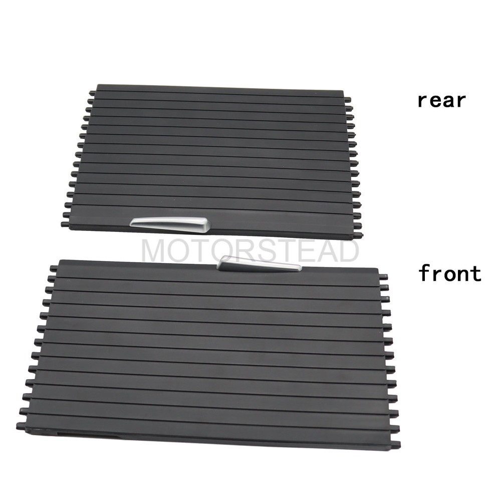 2PCS Console Cup Holder Roller Blind Cover Tray For 2007-2014 BMW X5 X6 E70 E71