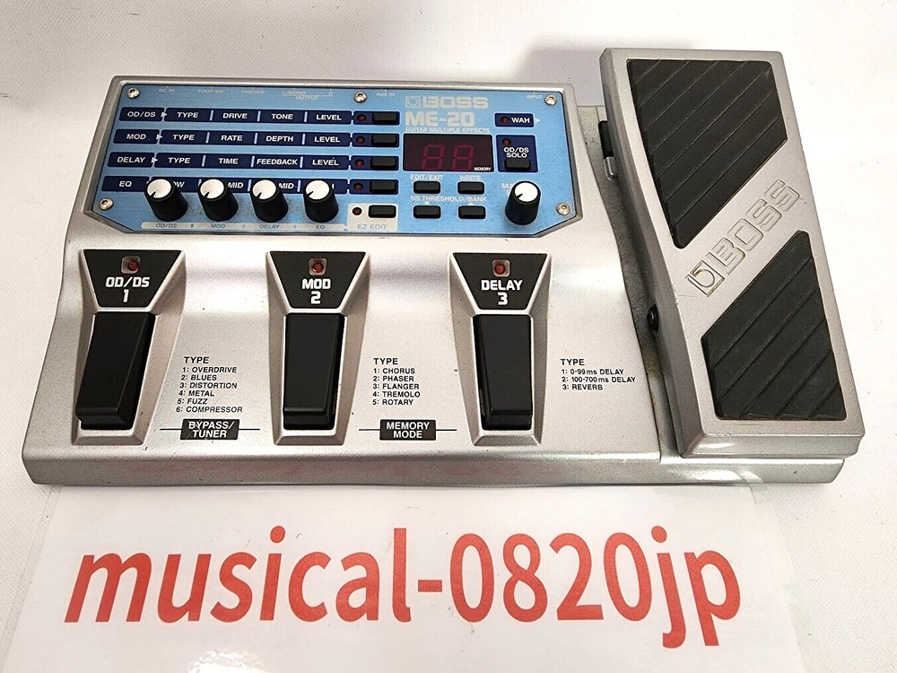 BOSS ME-20 guitar effects pedal Multi-Effects