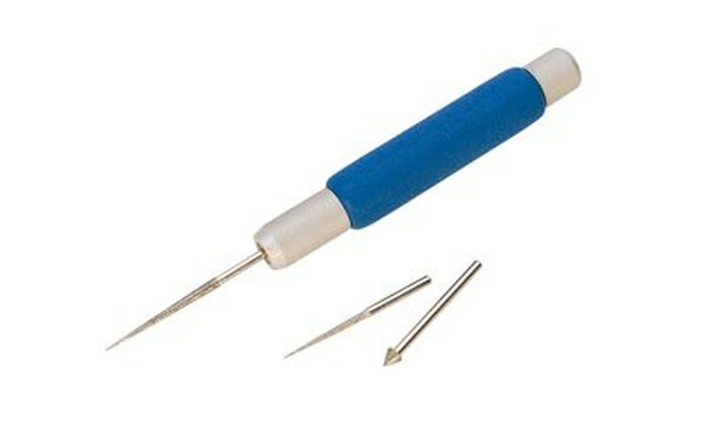 EuroTool Deluxe 3 Piece Diamond Bead Reamer Set with Handle