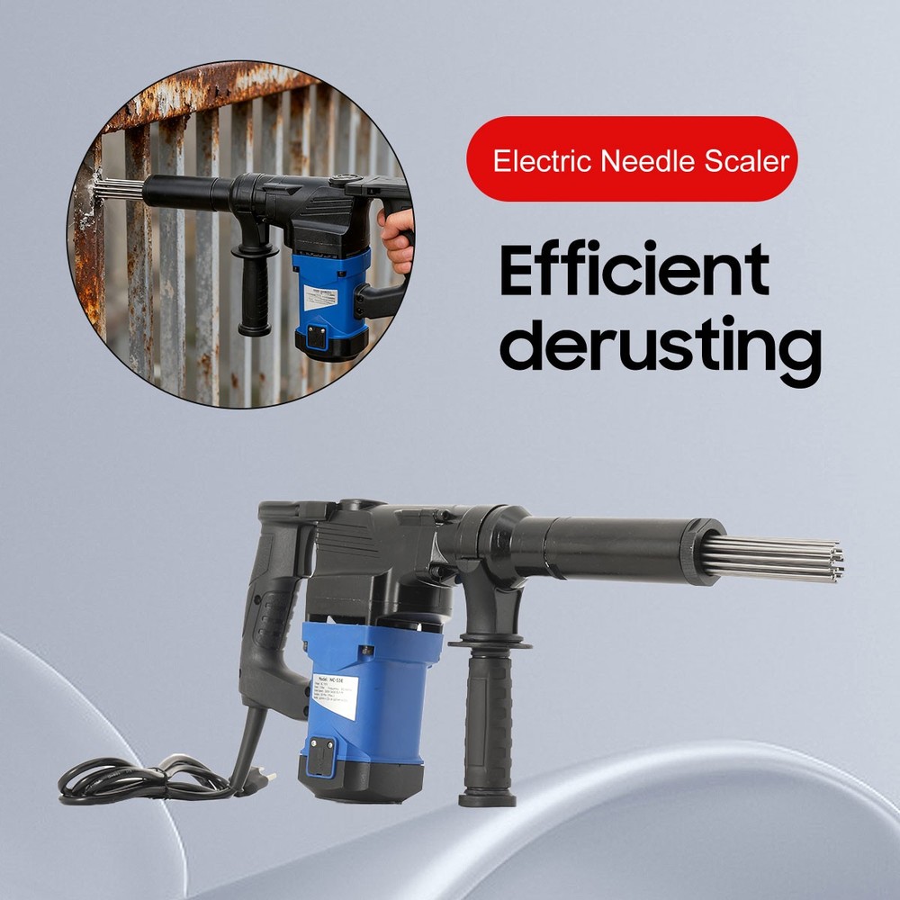 Electric 110V Needle Derusting Gun Rust Removal Needle Scaler Jet Chisel