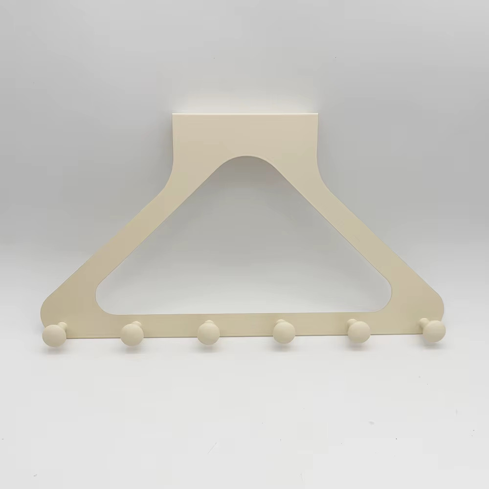 Triangular Door Hook Wall Mounted, Punchfree, Traceless Hanger for Coats, Hats,