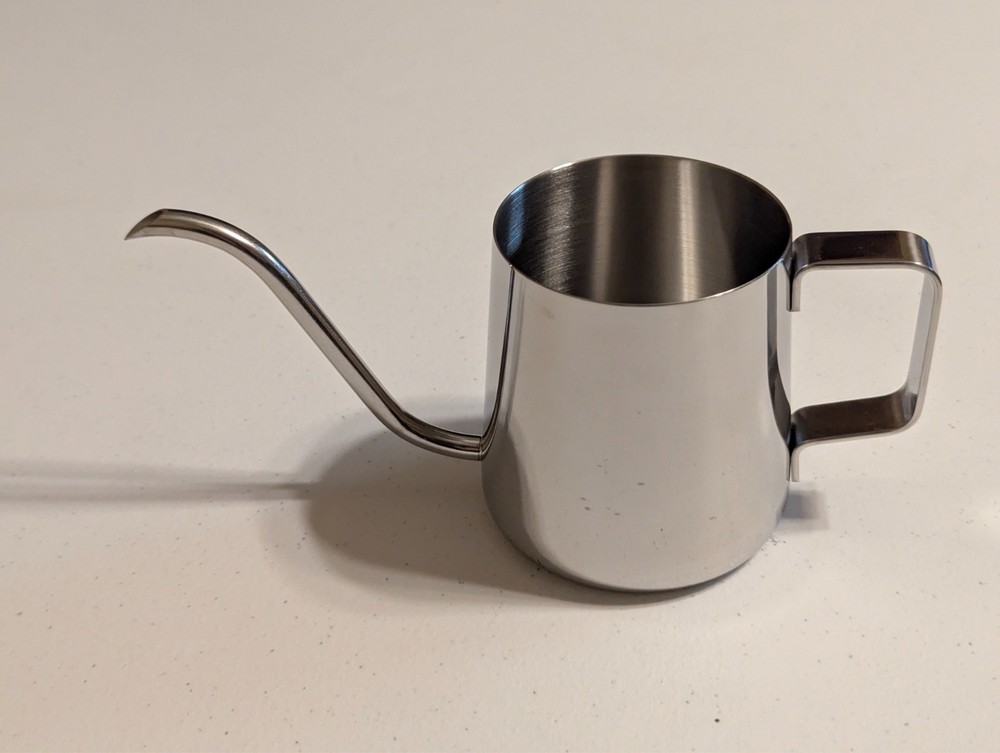 Paracity Pour Over Teak Kettle 12oz/350ml Stainless Steel Brand New