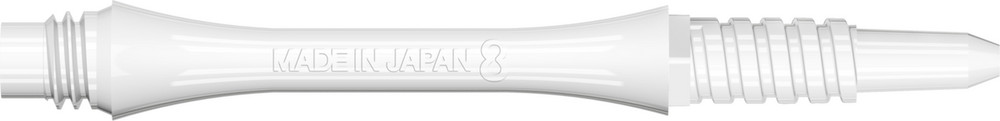 Target 8 Flight Slim White 26mm Fixed Shaft