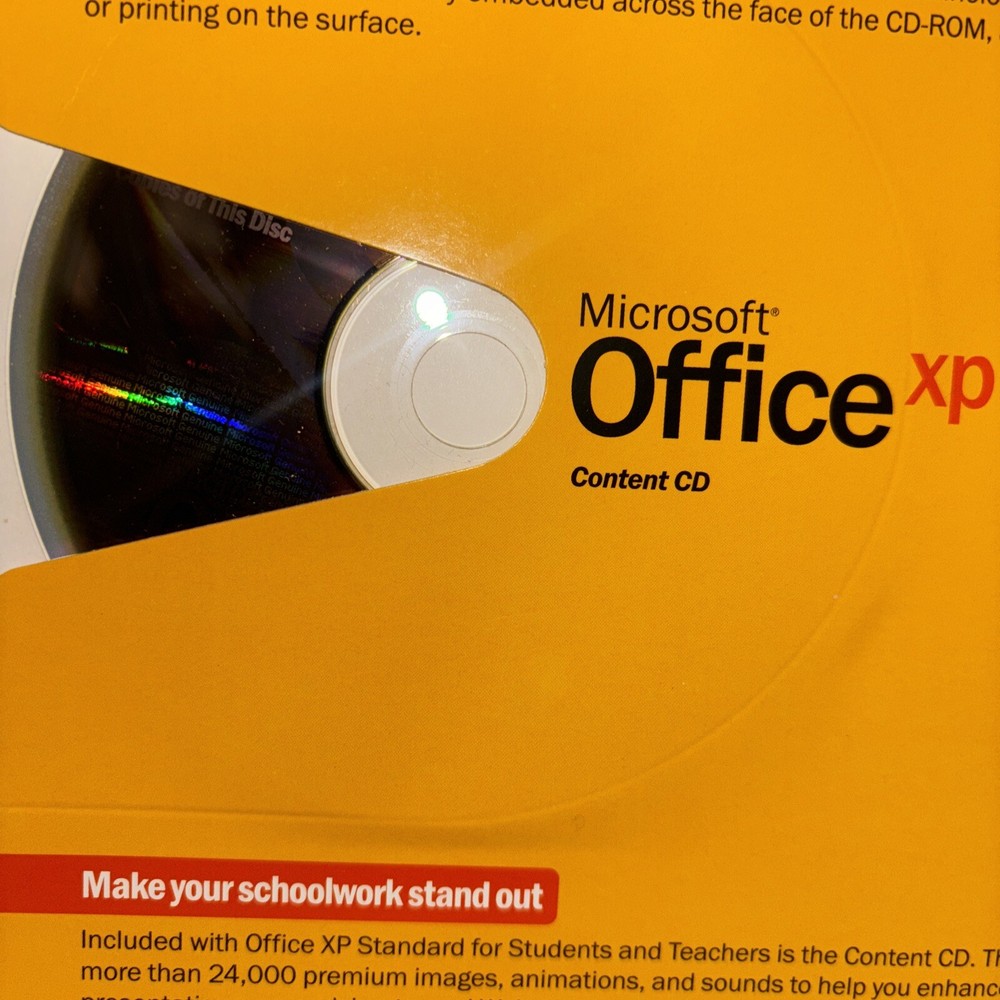 Microsoft Office Xp Standard For Students And Teachers 2002 Version for Windows