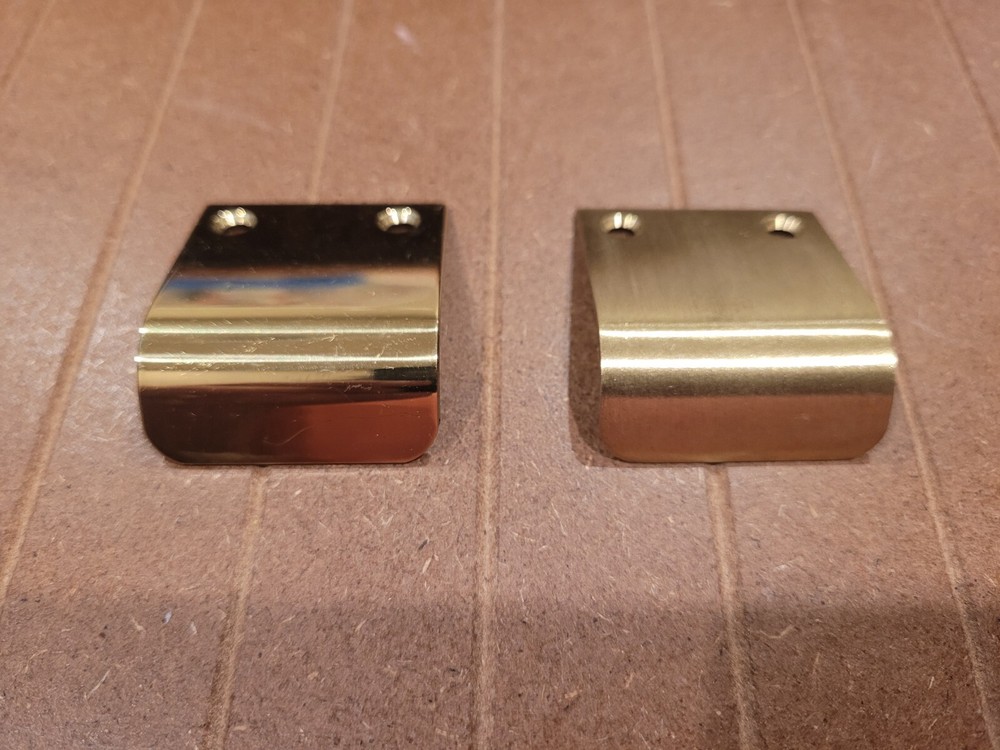 1 1/2" Long Edge Pull in Brass by Colonial Bronze