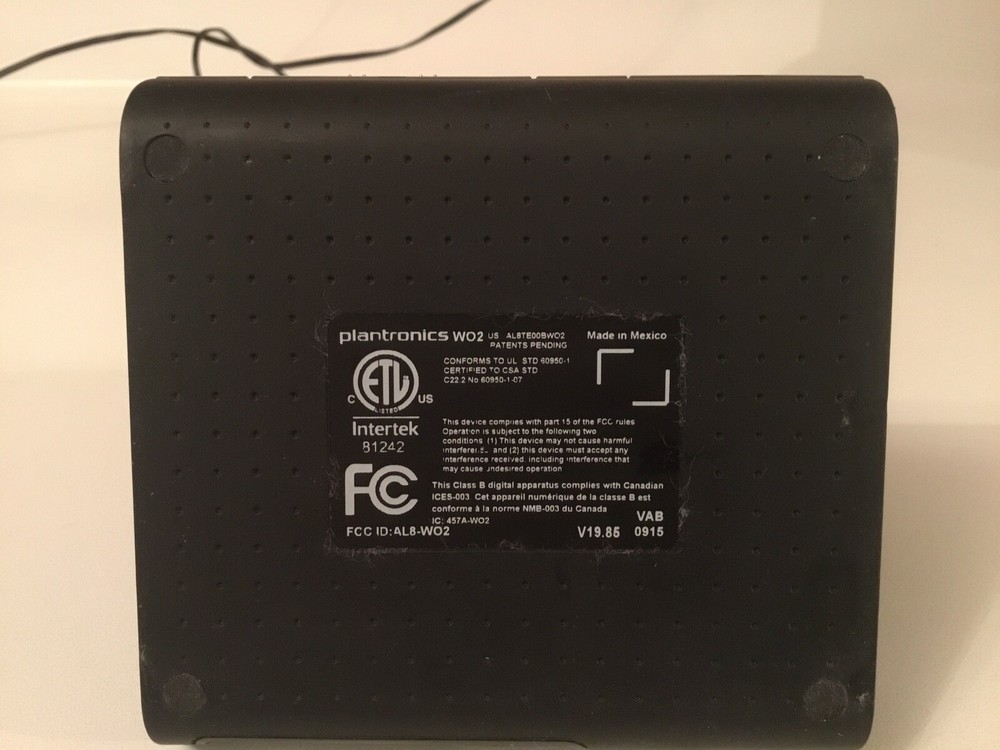 Plantronics W02 USB DECT 6.0 Wireless Bluetooth Headset