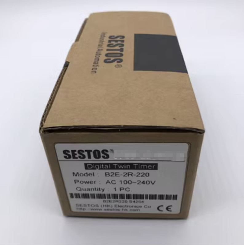 1PCS FIT FOR SESTOS Dual period digital display electronic timer B2E-2R-220 220V