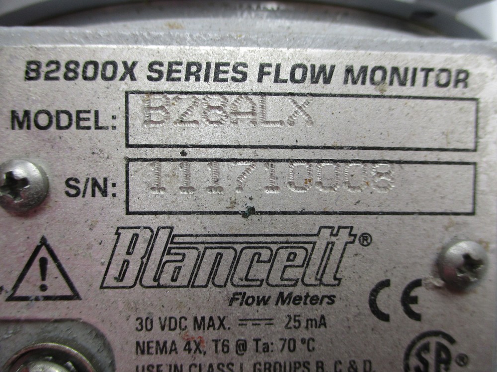BLANCETT B28ALX FLOW METER UNMP