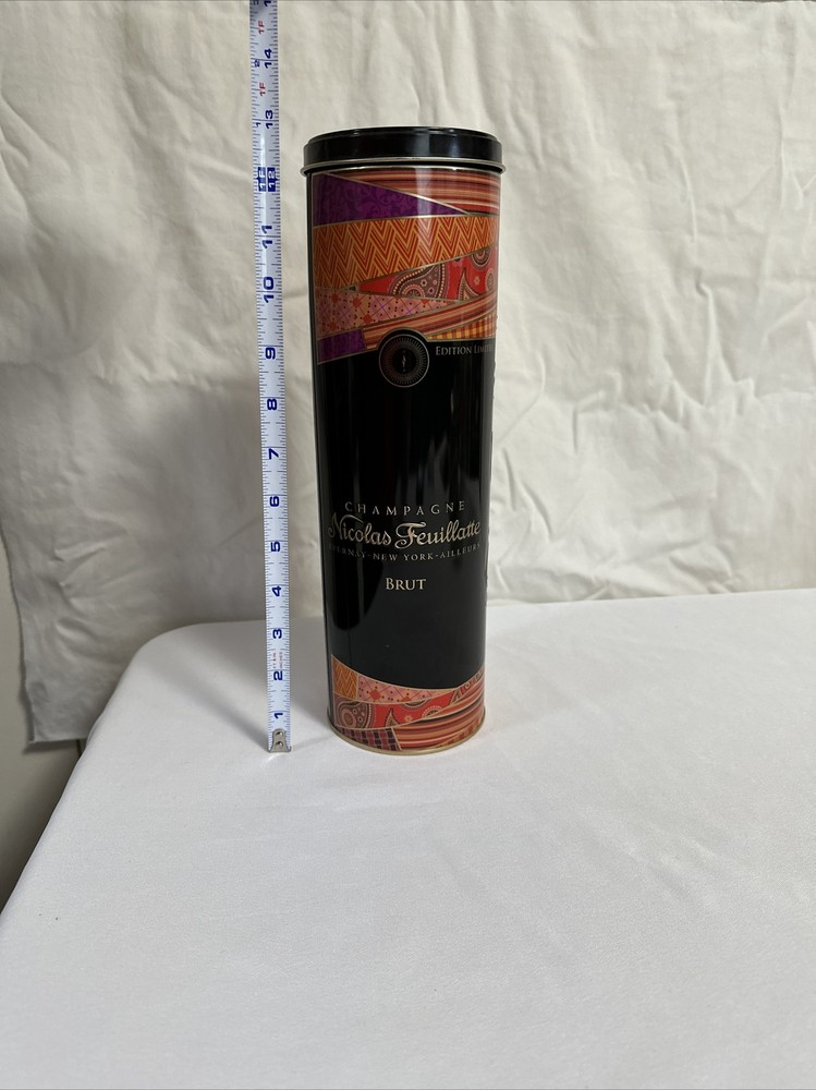 Nicolas Feuillatte Champagne Limited Edition Empty Tin Container