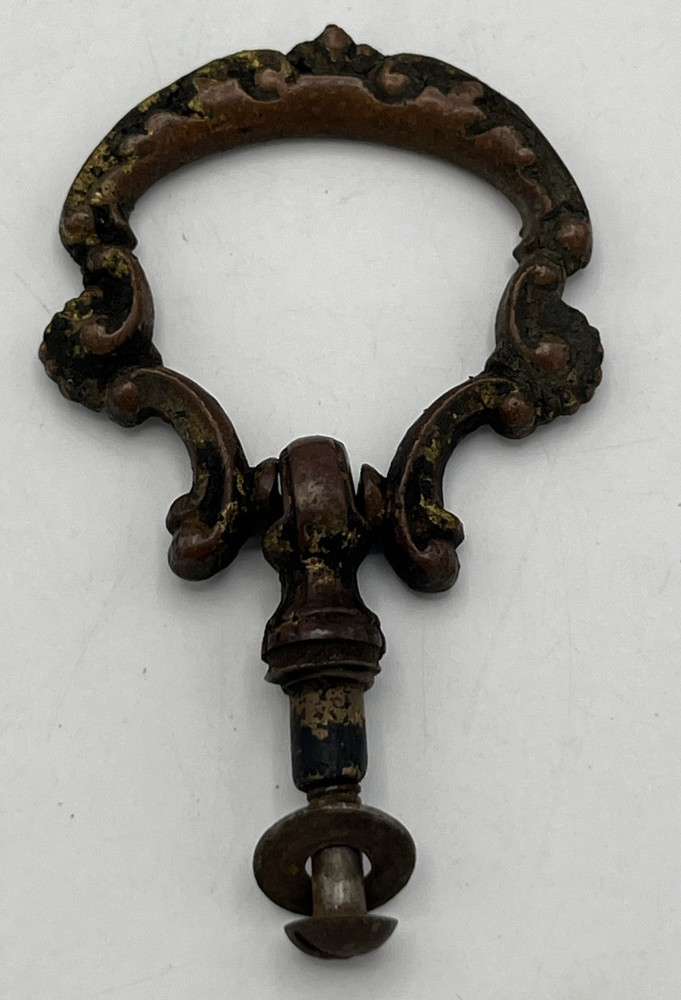 Antique Brass Copper Drawer Pull Drop Ring Pull Knob
