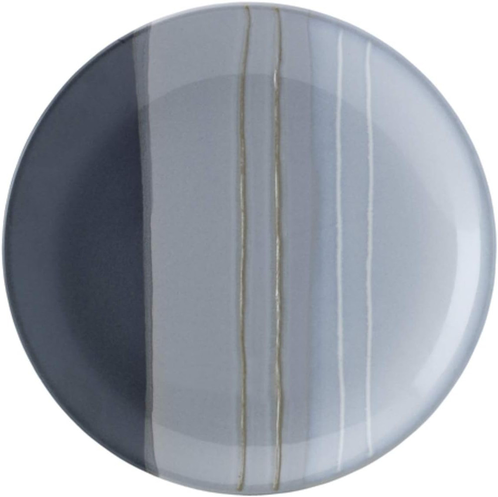 Parker Gray 16 Piece Dinnerware Set, Service for 4, Gray