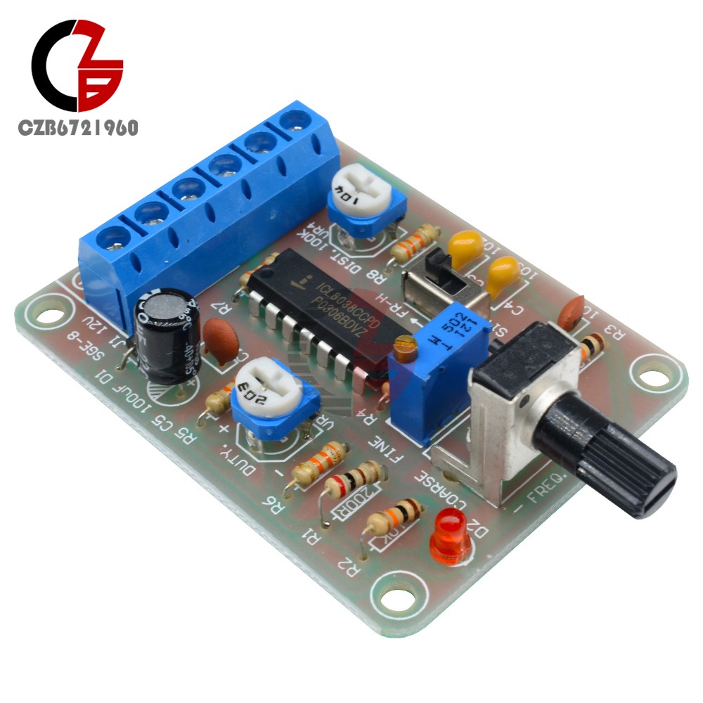 Welded ICL8038 Signal Generator Module Sine Square Triangle Monolithic Function