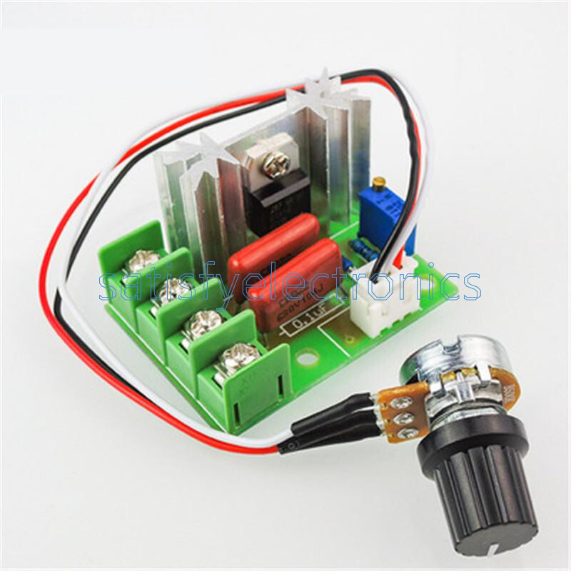 AC 50-220V 2000W High Power Voltage Regulator Switch Motor Speed Controller -