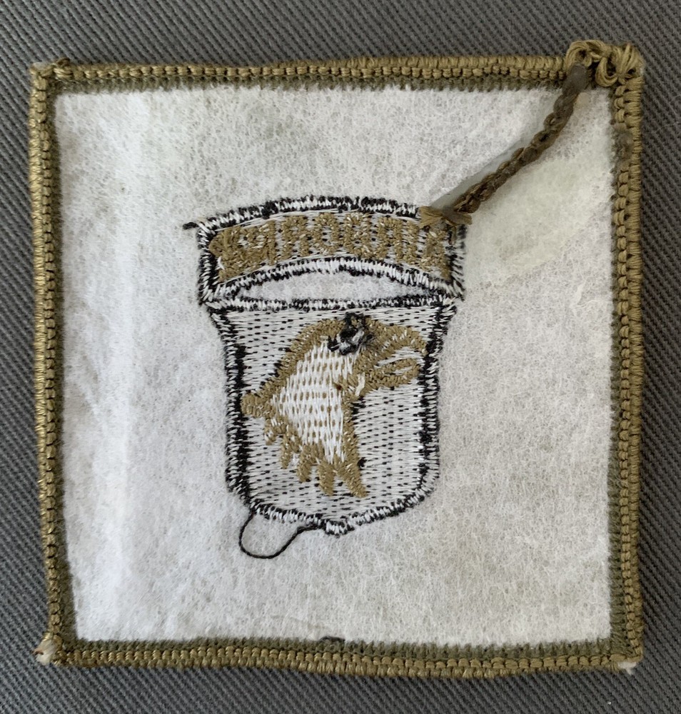 US Army Multicam 101st Airborne Screaming Eagles helmet cover patch