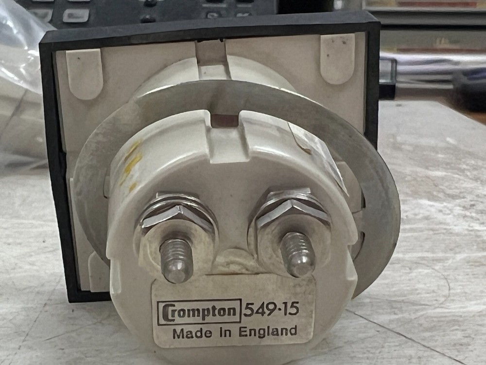 👀 CROMPTON / WESTINGHOUSE 549-15 PANEL MOUNT ELAPSED TIME METER