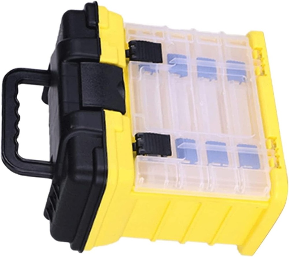 Excellent Tool Kit Tool Box Plastic Transparent Tool Boxes with 4X Storage Trays