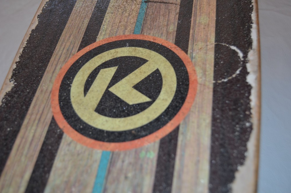Kryptonics long board skateboard skate wave claw USED complete wheels VTG signed